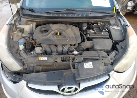 2013 Hyundai Elantra Gls from USA, damaged, VIN 5NPDH4AEXDH326750